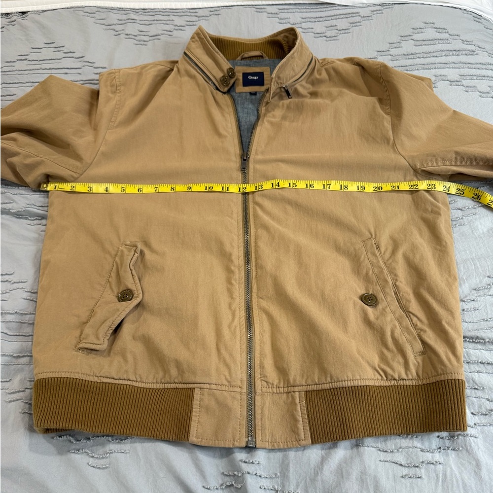 GAP 2009 EUC Light Brown Bomber Jacket for Men - Picture 12 of 13